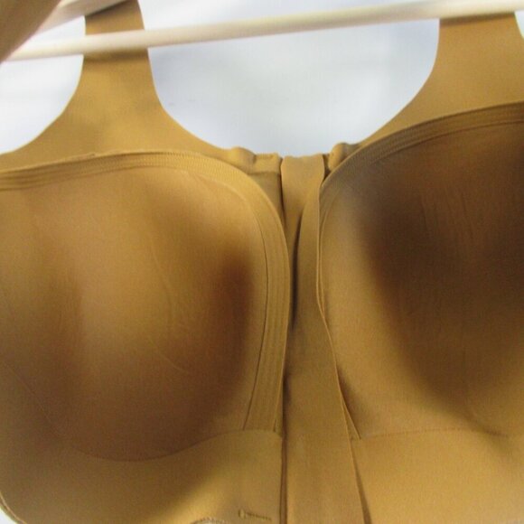 Lululemon Enlite Bra 34D Copper Front Zip High Support Cross Back Athletic 134 - Picture 5 of 9